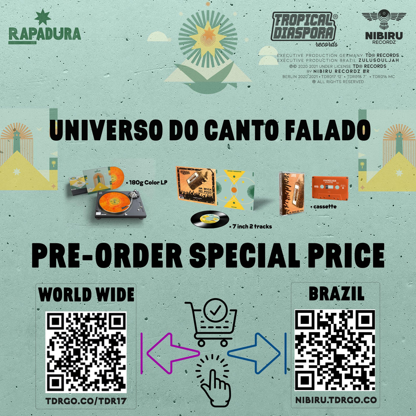 Tropical Diaspora® Records & Nibiru Recordz BR presents UNIVERSO DO CANTO FALADO