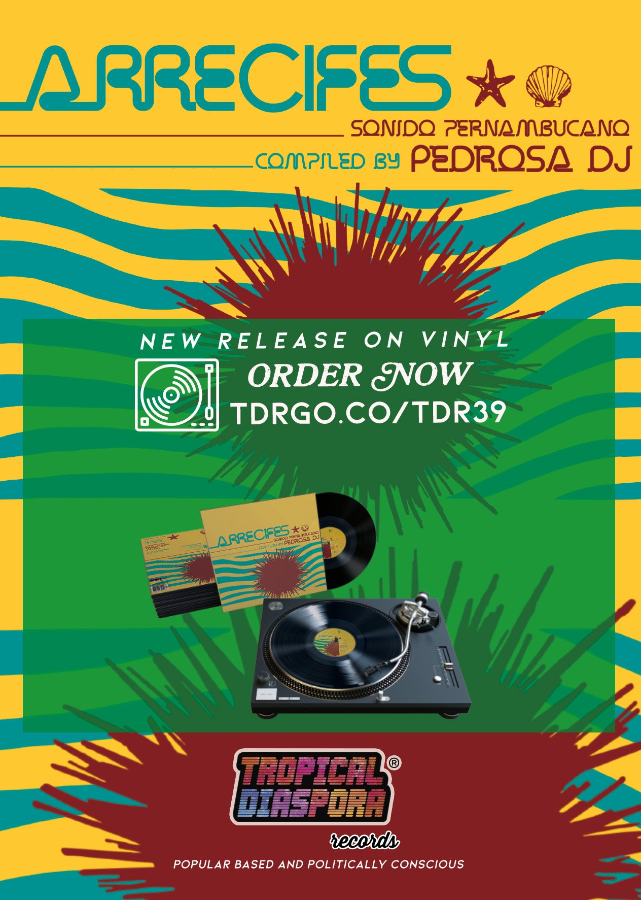 Berlin, São Paulo May. 1 (TD®R): Tropical Diaspora® Records presents new release on vinyl by Pedrosa Dj