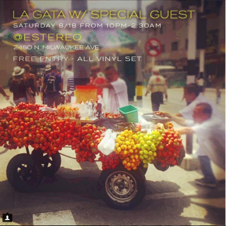 Estereo Chicago ★ La Gata Clandestina Invite Dj GArRinchA 18/08/2018 @ 22:00 - 19/08/2018 @ 03:00 UTC-6