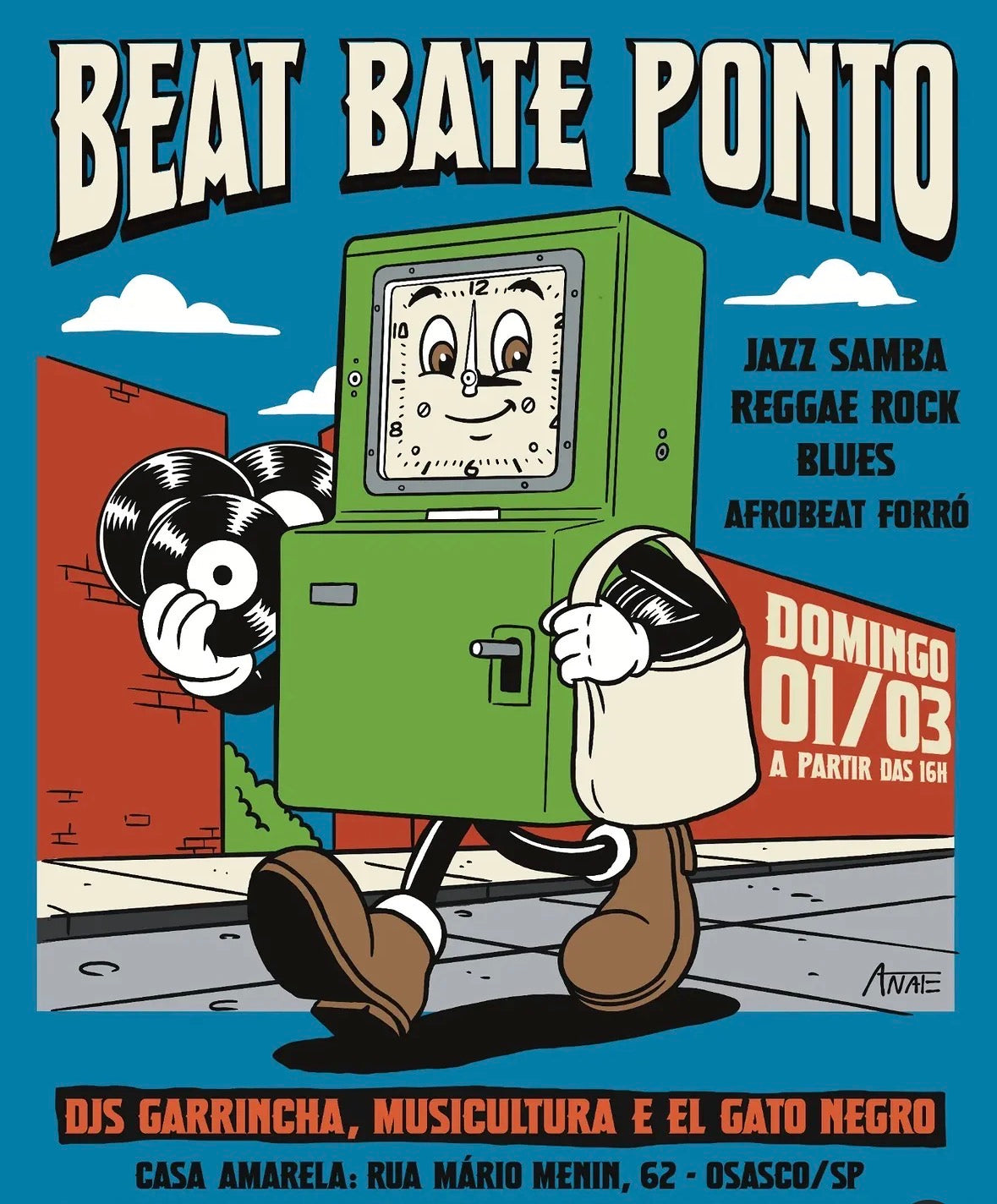 Osasco, 01.03.26 [TDR®] Dj GArRinchA @ Beat Bate Ponto Osasco w/ hosts Djs Musicultura and Gato Negro