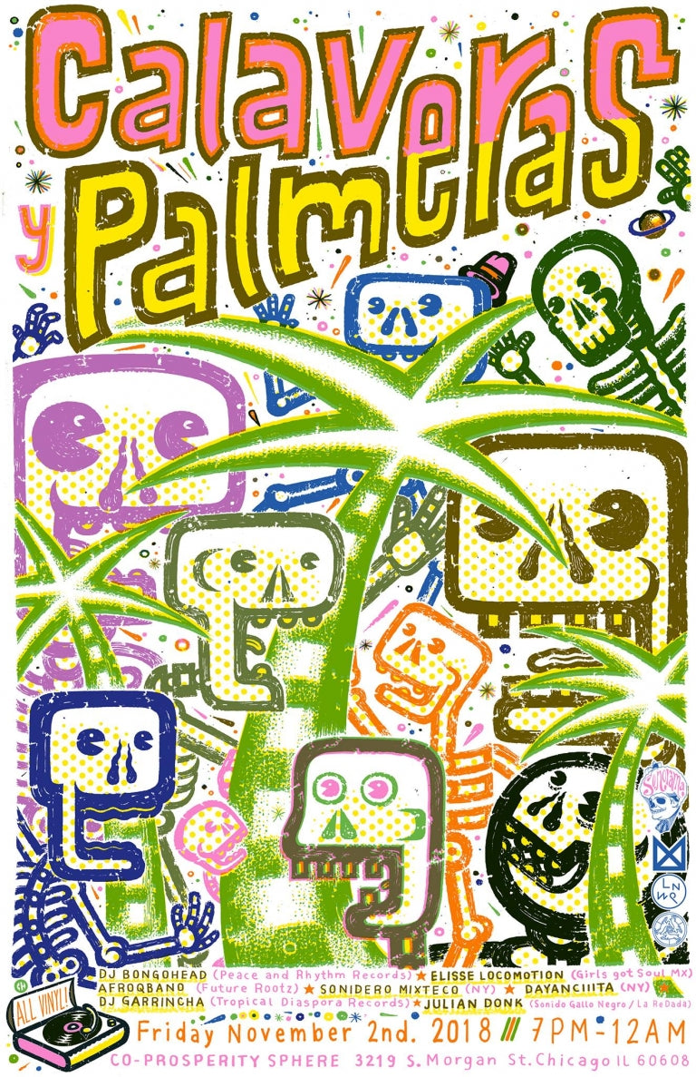 Calaveras y Palmeras: A Dia de Muertos Party 02/11/2018 @ 19:00 - 23:00 UTC-6 | 11$