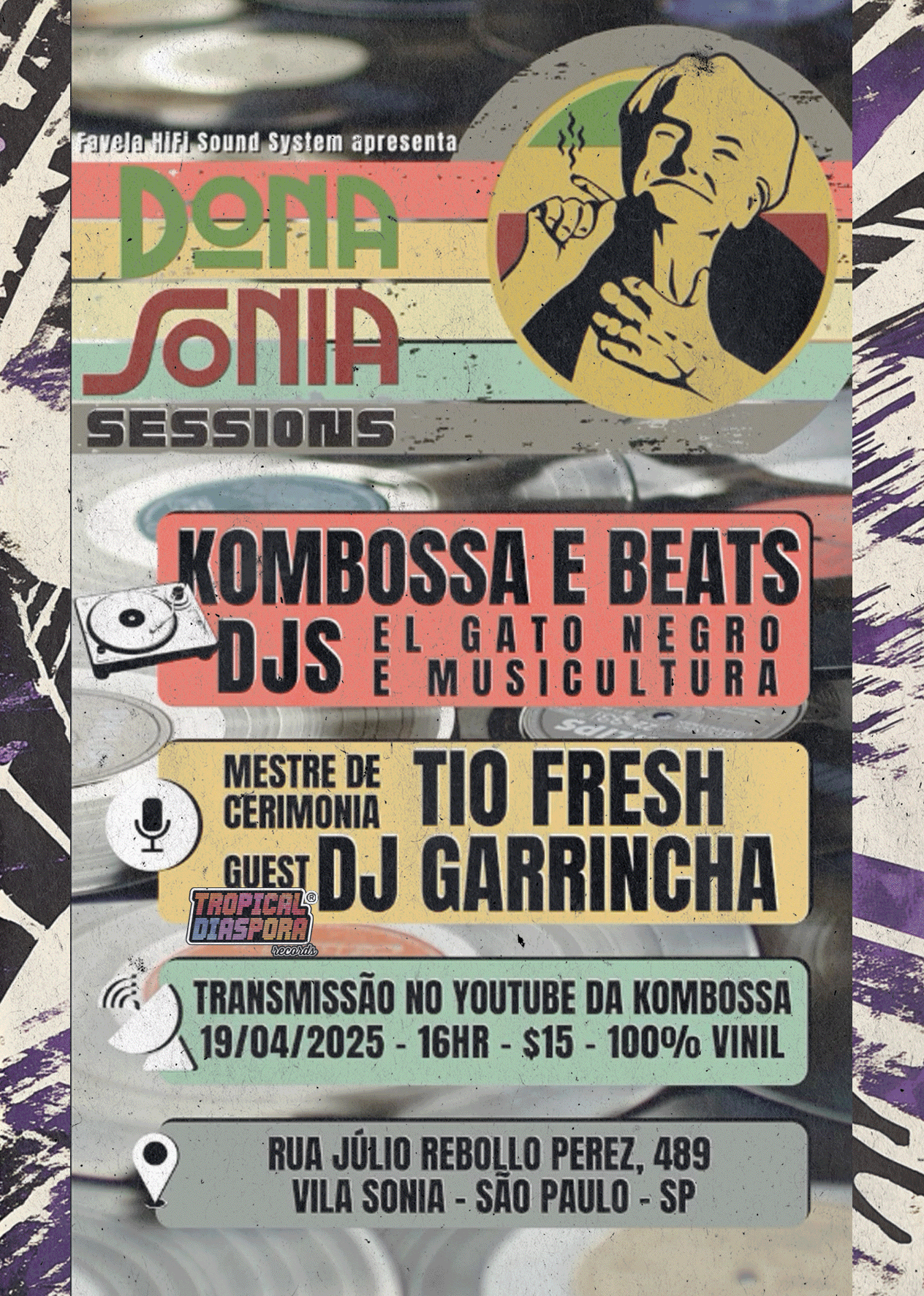 São Paulo, DONA SÔNIA SESSIONS April 19 @ 20:00 CEST