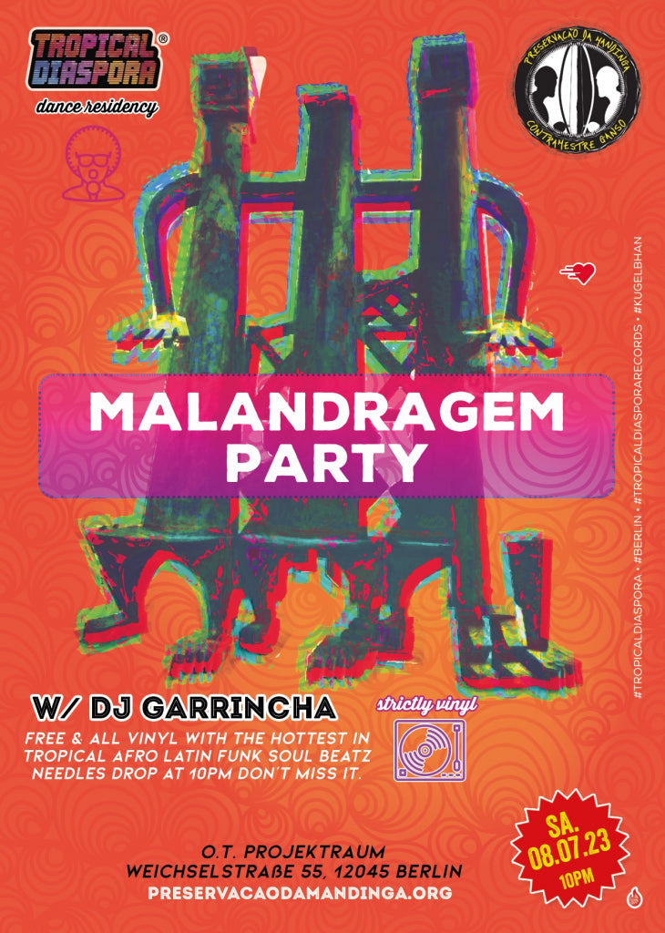 Djs Dr.Sócrates & Garrincha @  Malandragem Party 2023 08/07/2023 @ 10:00 - 09/07/2023 @ 02:30 CEST