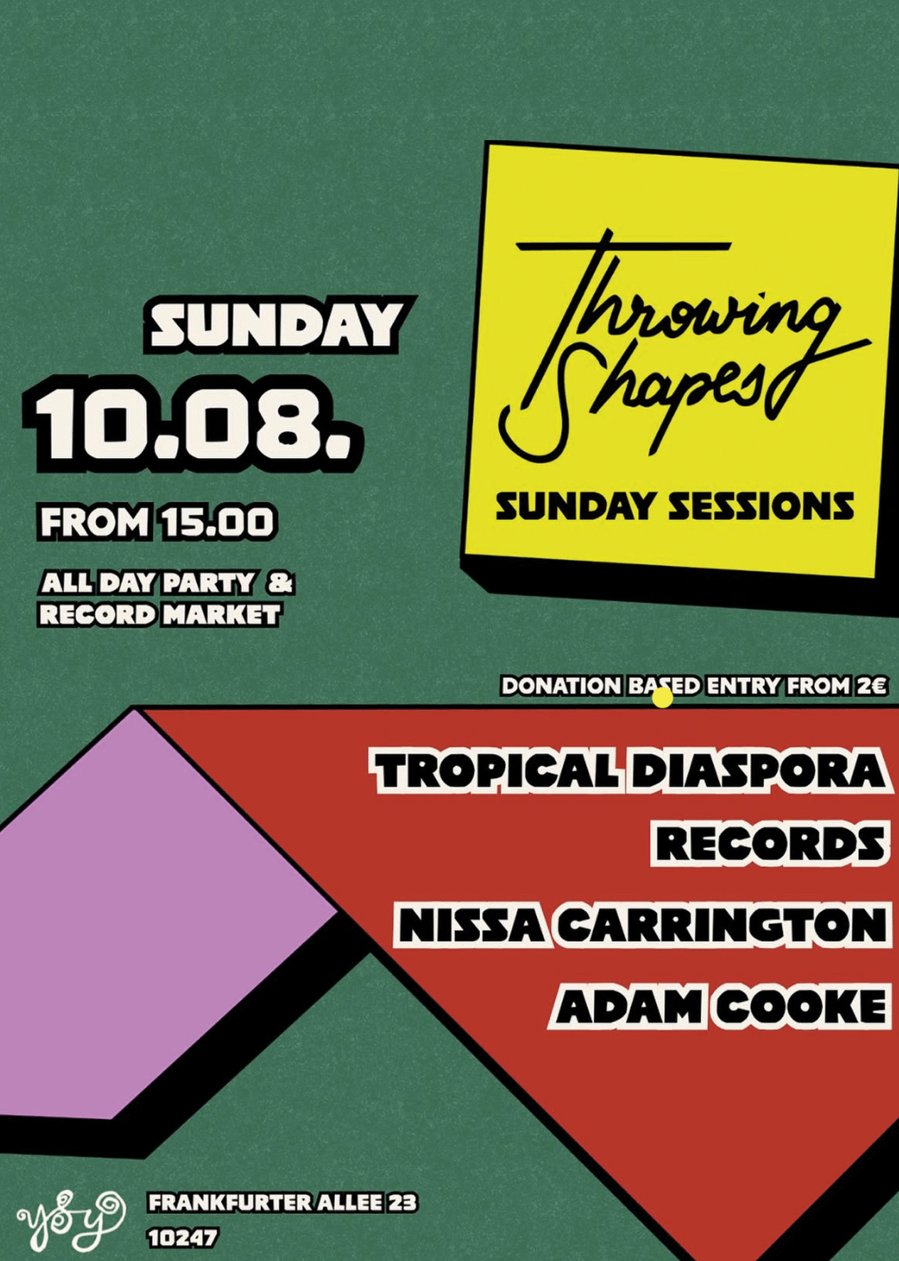 Berlin, Aug 5 (TDR®): First-ever Throwing Shapes Party