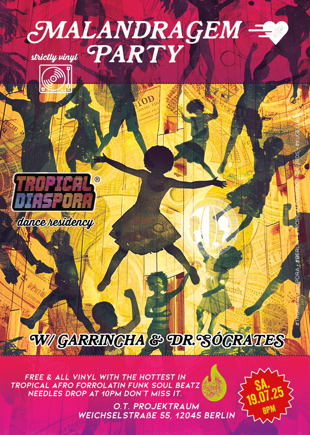 Berlin, Malandragem Party 2025 July 19 @ 08:00 - July 20 @ 02:30 CEST