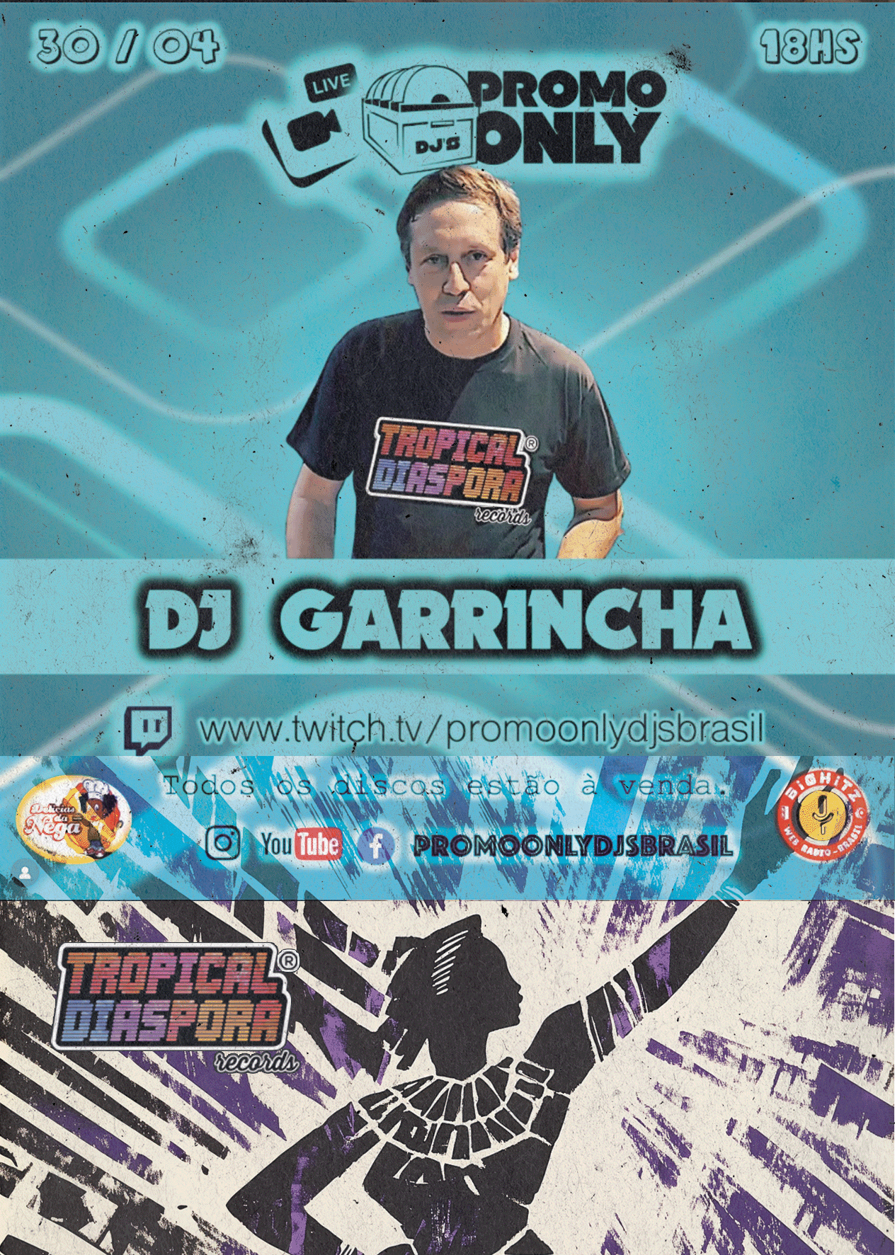 São Paulo, Promo Only In-Store Live Session April 30 @ 08:00 - 17:00 CEST