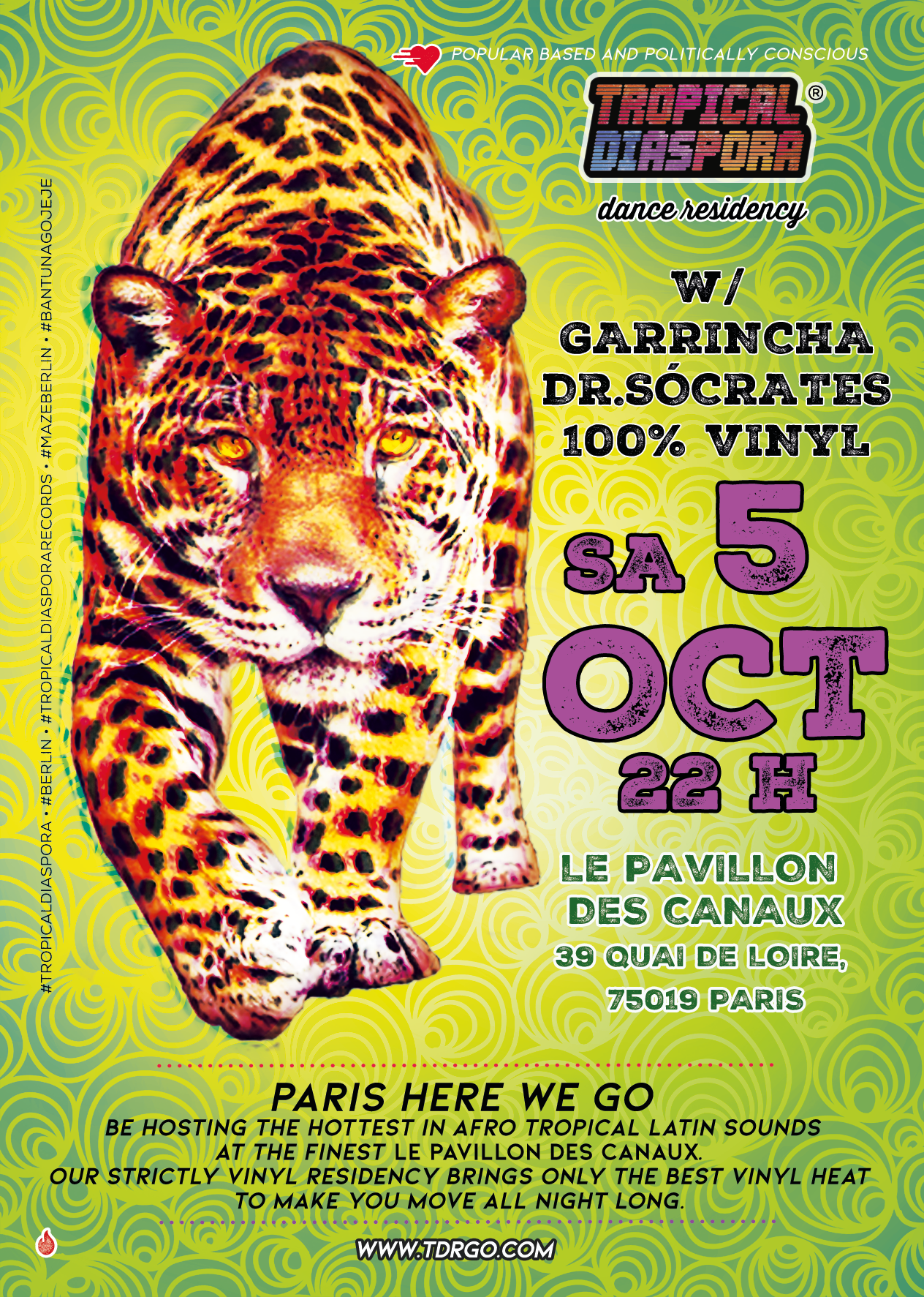 Marché des Labels Indépendants 2019 After-Party : Garrincha & Socrates au Pavillon des Canaux 05/10/2019 @ 22:00 - 06/10/2019 @ 22:00 CEST