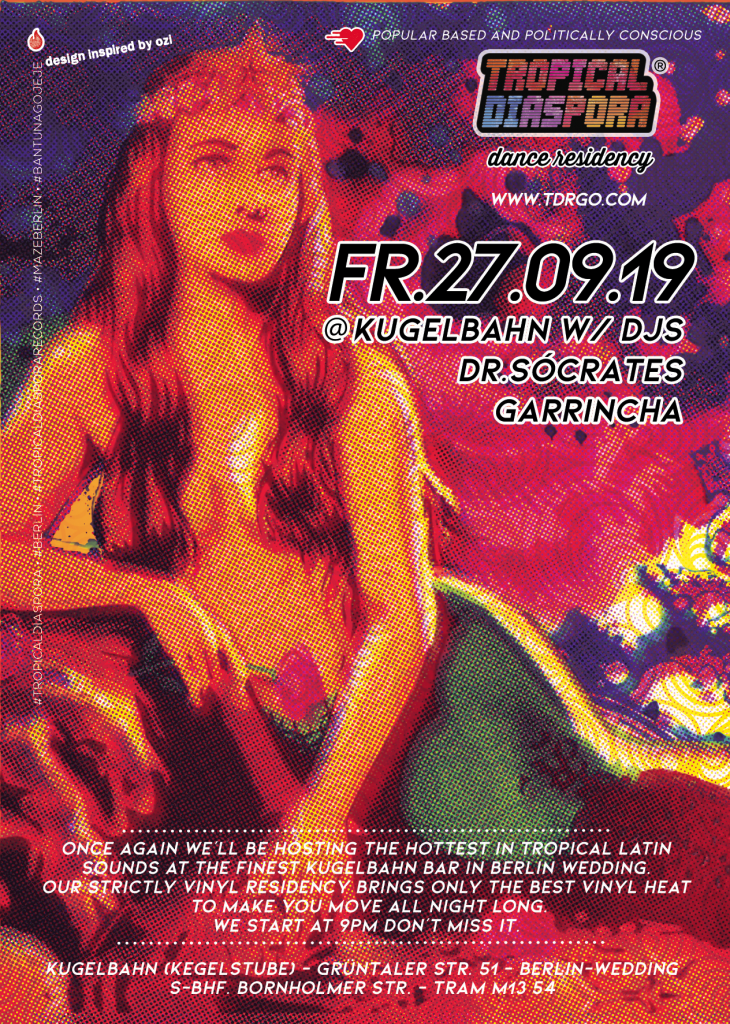 Tropical Diaspora Dance Residency Sep. 27/09/2019 @ 21:00 - 28/09/2019 @ 05:00 UTC+1 | Free