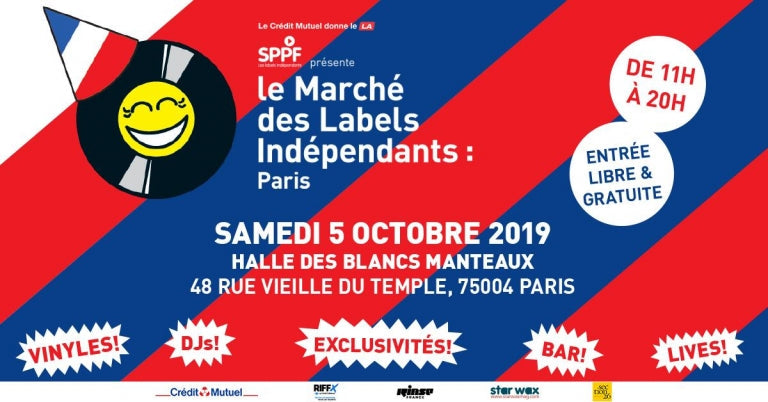 Independent Label Market Paris @ Halle des Blancs-Manteaux 05/10/2019 @ 11:00 - 20:00 CEST