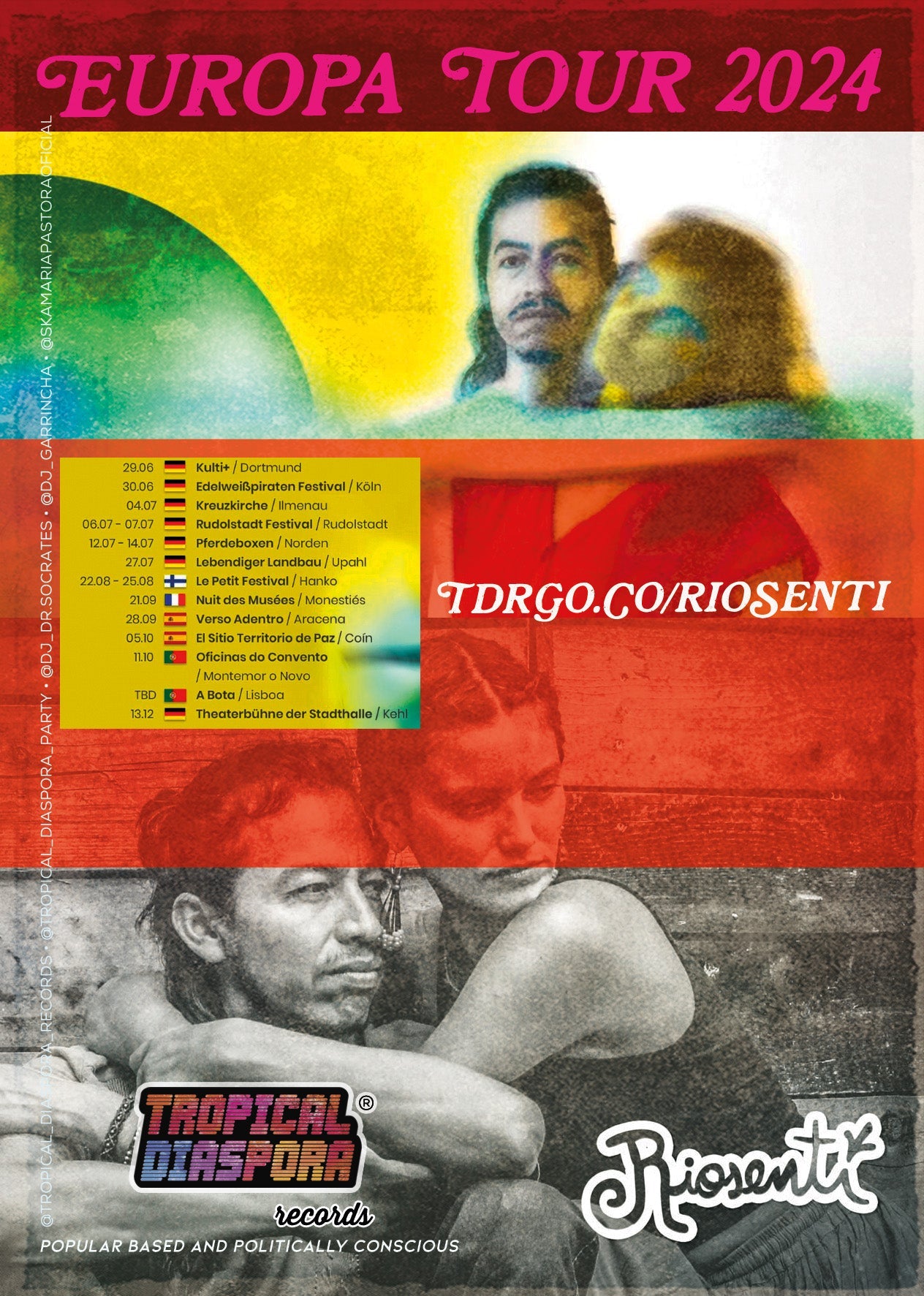 Riosentí El Porvenir • live in concert Berlin 21/06/2024 @ 20:00 - 23:00 CEST