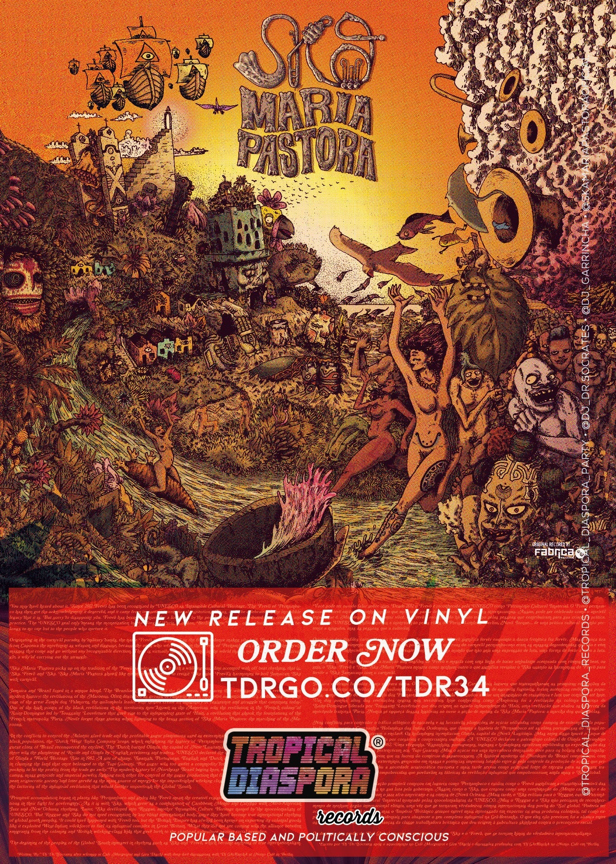 Berlin, São Paulo Dez. 1 (TD®R): SKA MARIA PASTORA Instrumental Sesc Brasil Completo