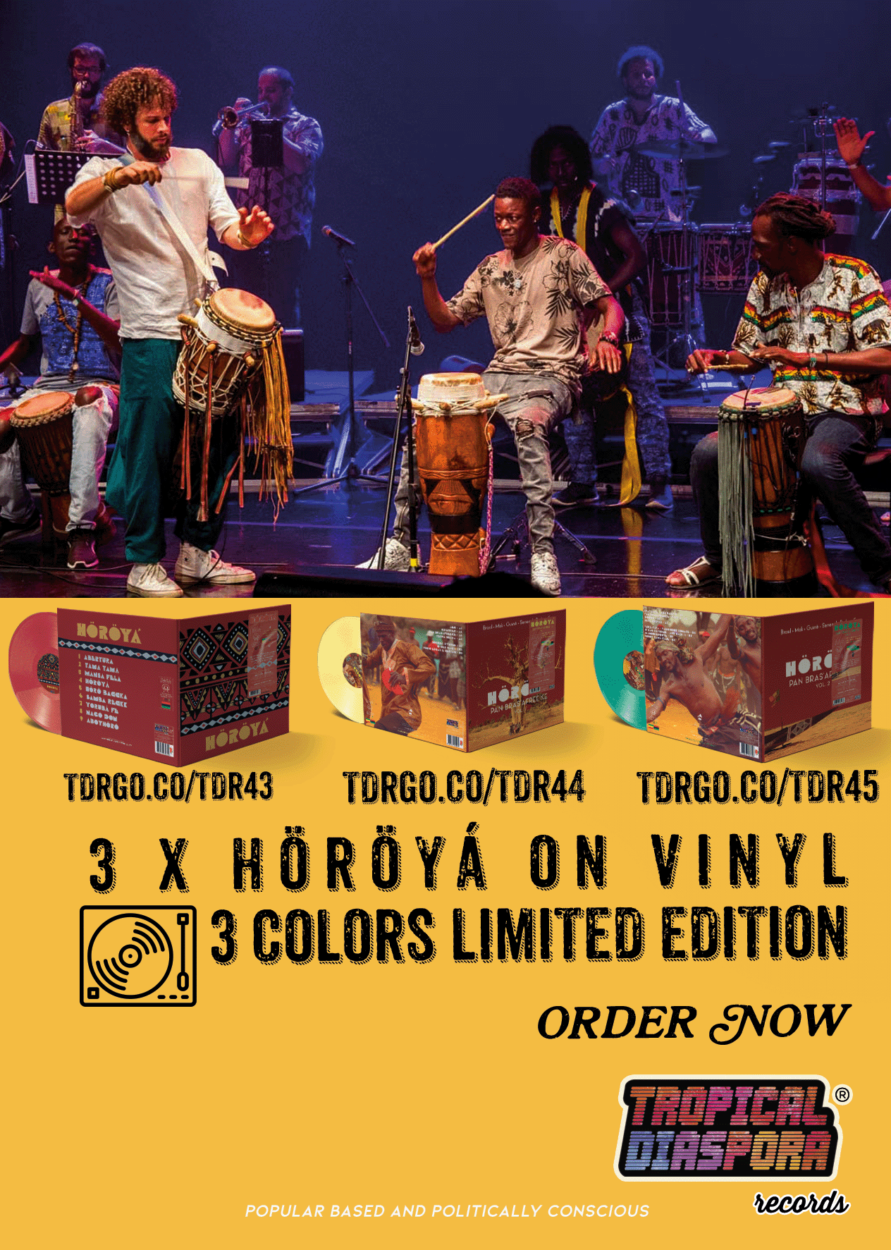 Historic Vinyl Trilogy Celebrates Afro-Brazilian Resilience and Pan-African Unity Through Höröyá's Revolutionary Sound