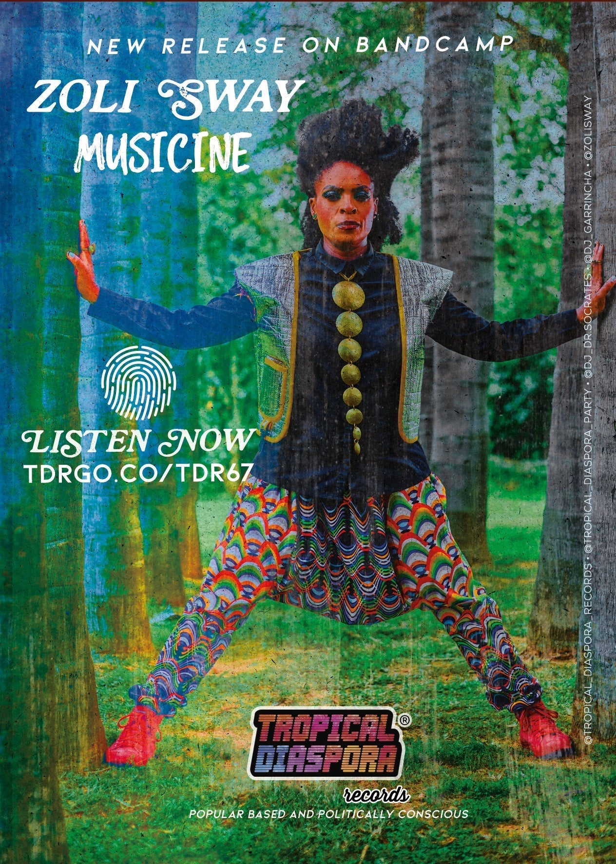 Berlin, Johannesburg Jul 23 (TD®R): Tropical Diaspora Rrecords® amplifies the raw brilliance of Zoli Sway