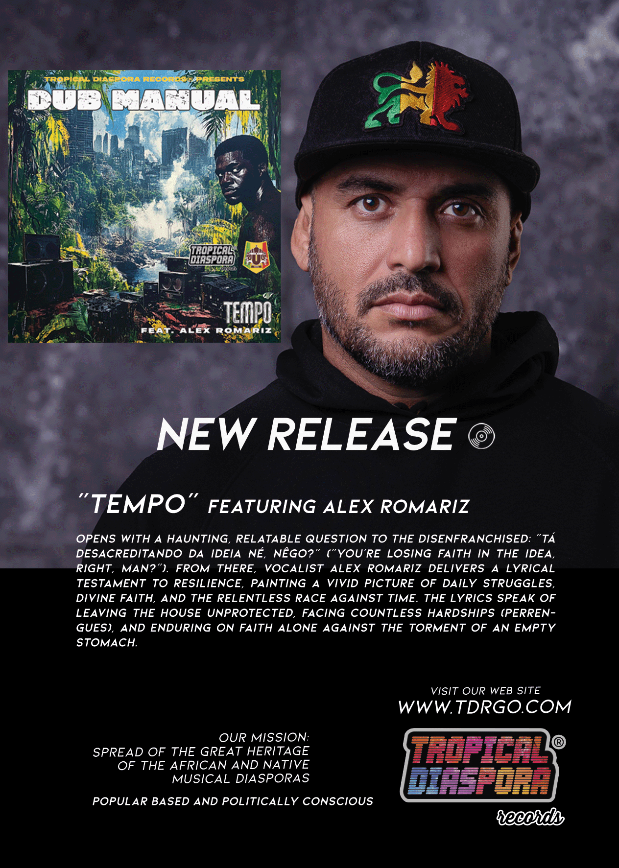 Dub Manual New Single: Tempo Featuring Alex Romariz