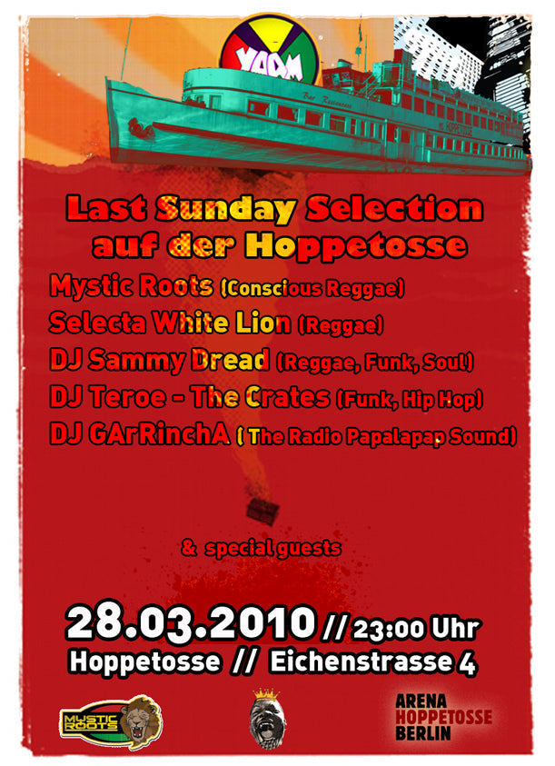 Sun. 28.03.10 ARENA Hoppetosse Berlin - Last Sunday Selection