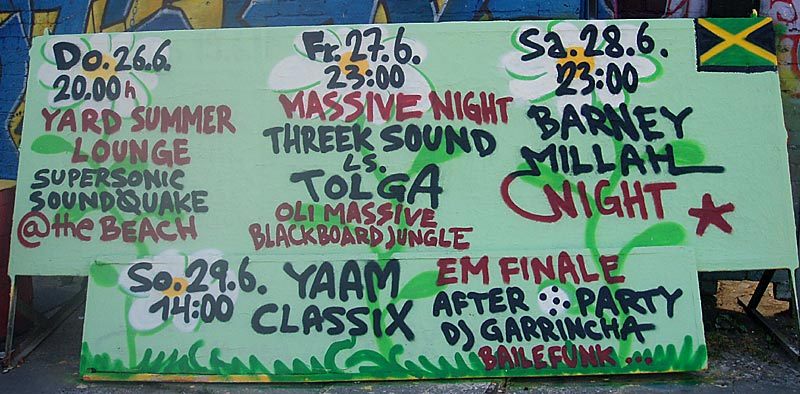Sun. 29.06.08 - YAAM EM Final After Party w/ Dj GARinchA