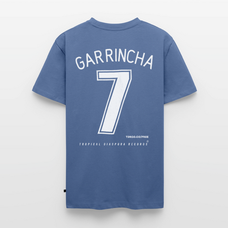 Tropical Diaspora Recrods - Garrincha #7 Jersey - stone blue