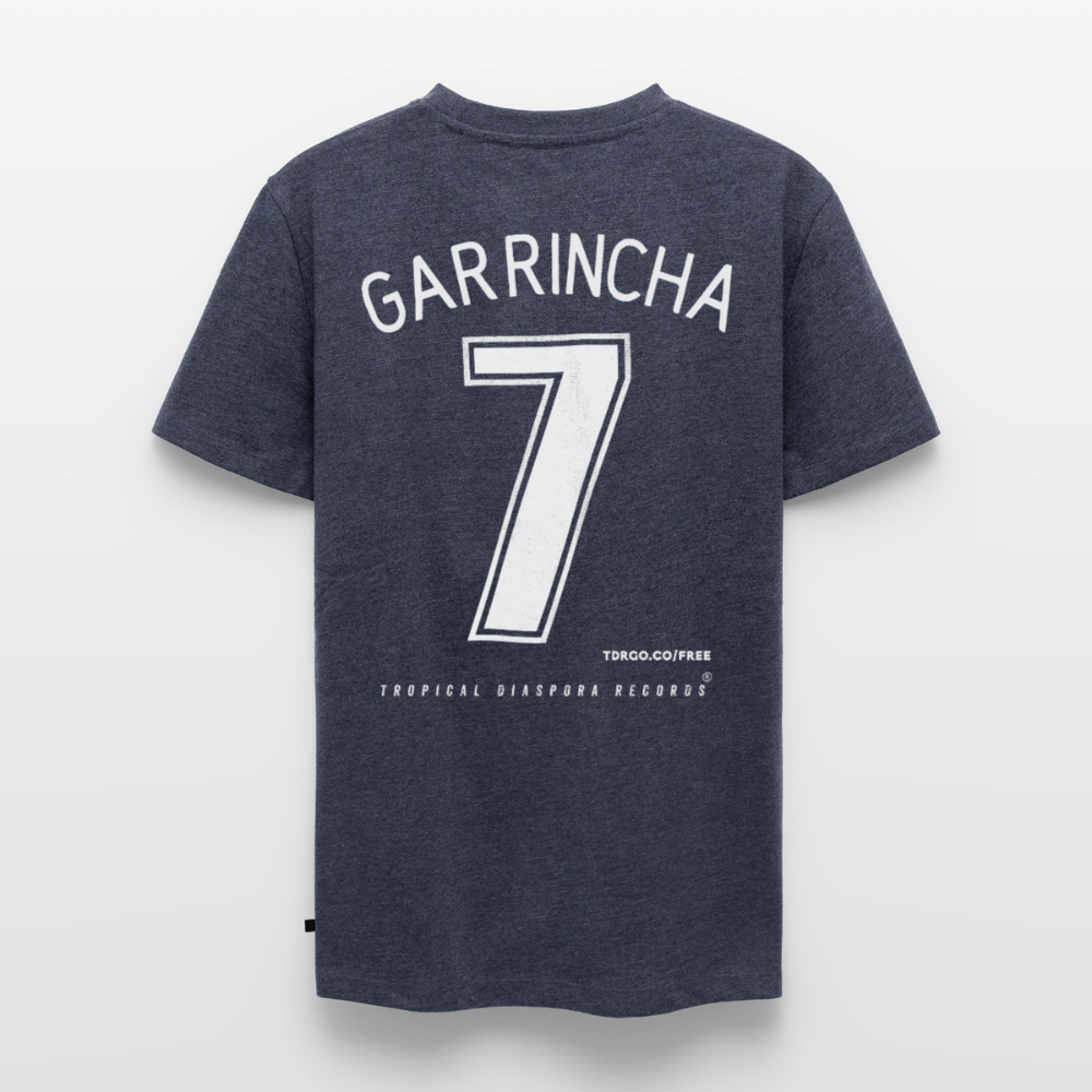 Tropical Diaspora Recrods - Garrincha #7 Jersey - heather denim