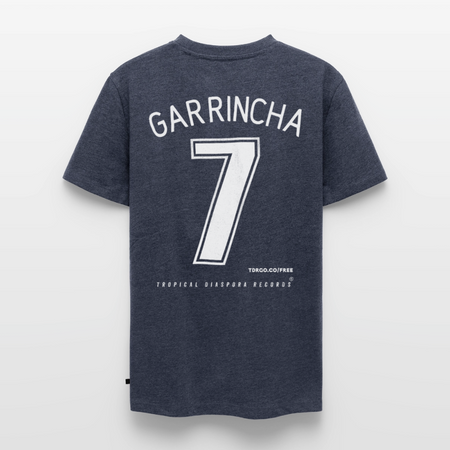 Tropical Diaspora Recrods - Garrincha #7 Jersey - heather denim