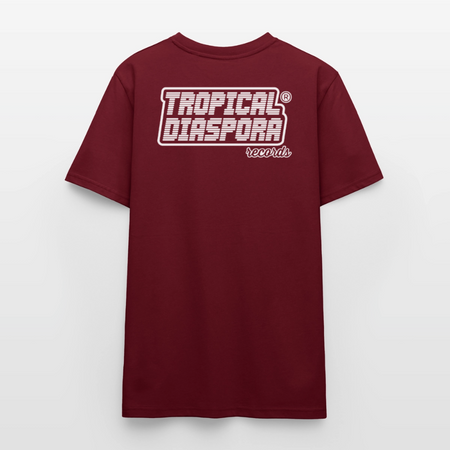 Projeto Jusante – The Confluence Tee - Stanley/Stella CRAFTER Unisex T-Shirt - burgundy