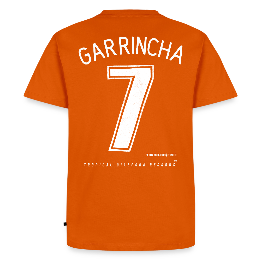 Tropical Diaspora Recrods - Garrincha #7 Jersey - orange 
