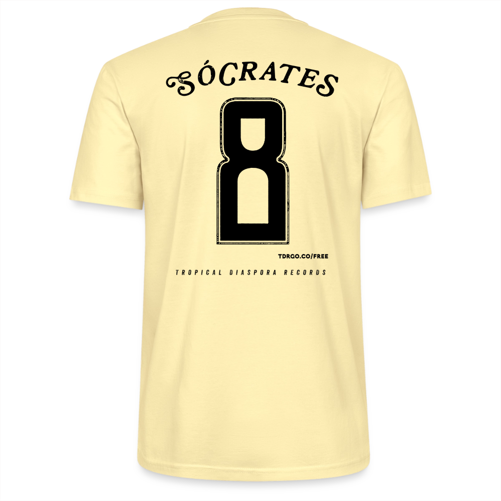 Sócrates #8 (Traditional Black Edition) White Jersey - cream