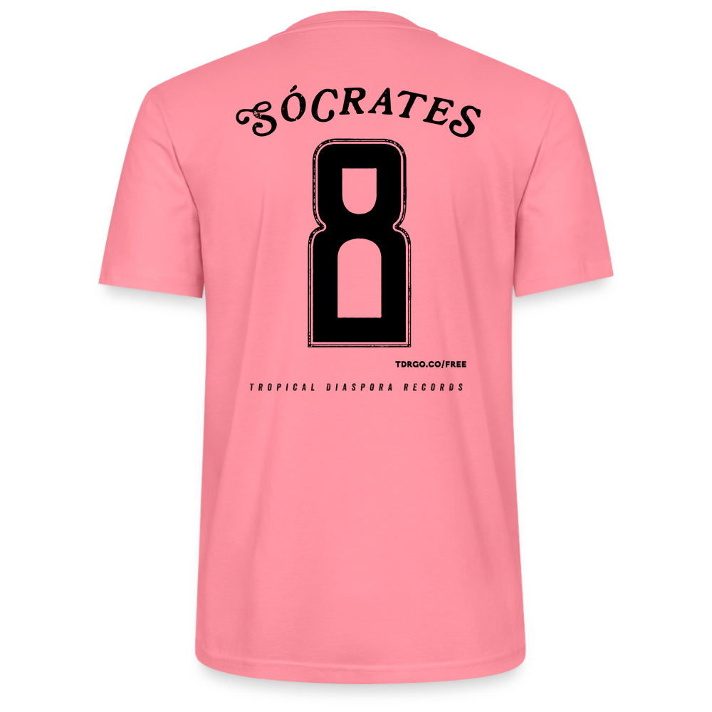 Sócrates #8 (Traditional Black Edition) White Jersey - pink joy 