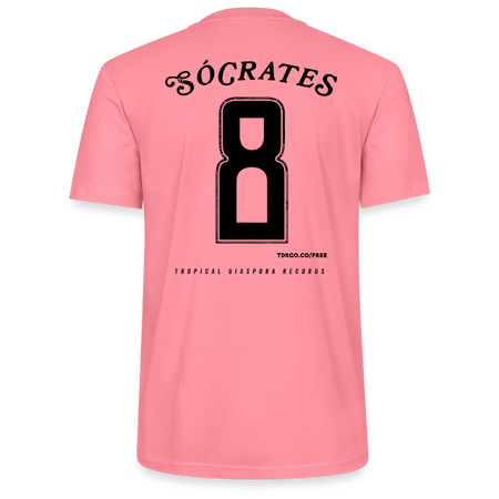 Sócrates #8 (Traditional Black Edition) White Jersey - pink joy 