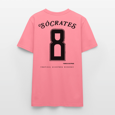 Sócrates #8 (Traditional Black Edition) White Jersey - pink joy 