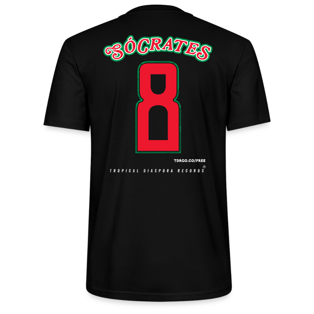 Sócrates #8 Jersey - Men's T-Shirt - Roots of Resistance - black