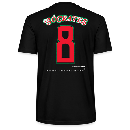 Sócrates #8 Jersey - Men's T-Shirt - Roots of Resistance - black
