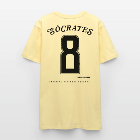 Sócrates #8 (Traditional Black Edition) White Jersey - cream