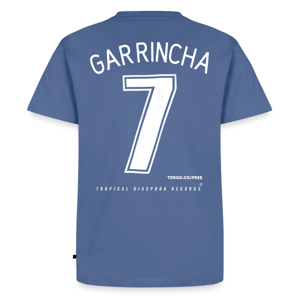 Tropical Diaspora Recrods - Garrincha #7 Jersey - stone blue