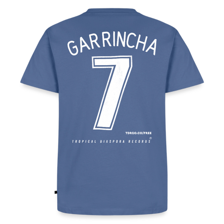 Tropical Diaspora Recrods - Garrincha #7 Jersey - stone blue