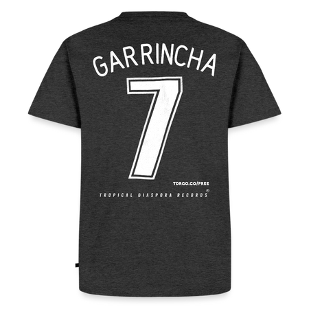 Tropical Diaspora Recrods - Garrincha #7 Jersey - heather anthracite