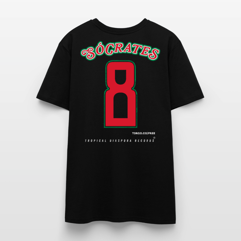 Sócrates #8 Jersey - Men's T-Shirt - Roots of Resistance - black
