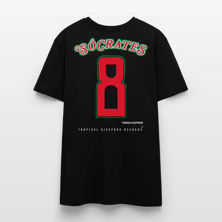 Sócrates #8 Jersey - Men's T-Shirt - Roots of Resistance - black