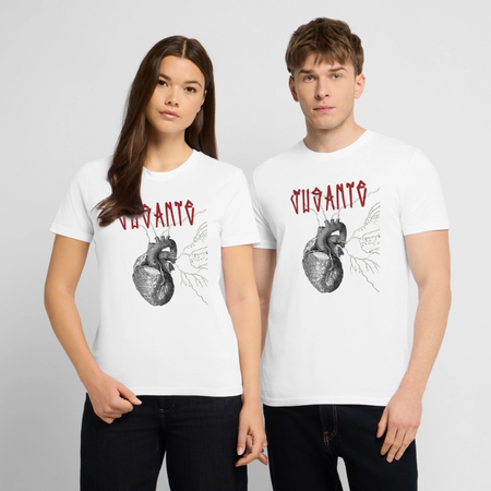 Projeto Jusante – The Confluence Tee - Stanley/Stella CRAFTER Unisex T-Shirt - white