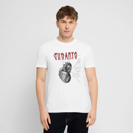 Projeto Jusante – The Confluence Tee - Stanley/Stella CRAFTER Unisex T-Shirt - white