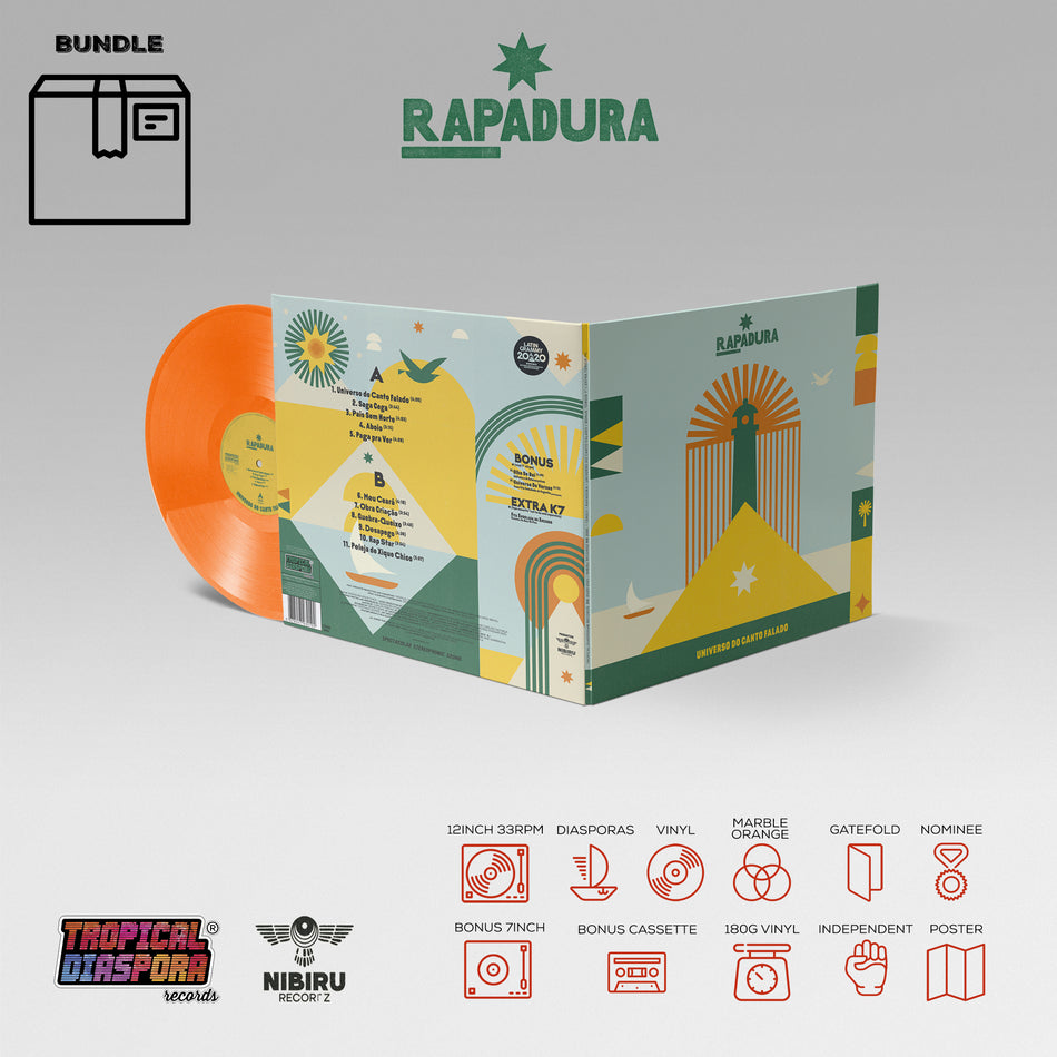 Universo do Canto Falado Gatefold with 7 inch and Poster by Rapadura