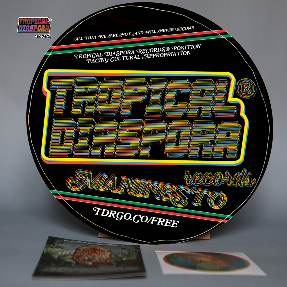 SLIPMAT TDR® Logo Double Side Jungle & Moiré Effect